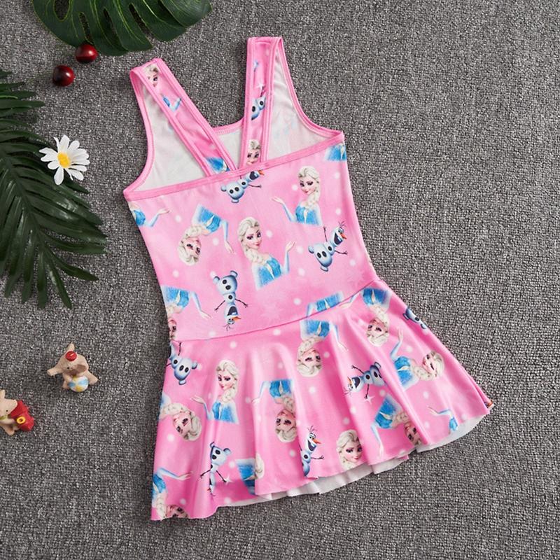 Product Introduction of Baby Girl Dress Swimwear Summer Cartoon Print Sleeveless Tankini Swimsuits for Toddler Bathing Suits Beachwear 40