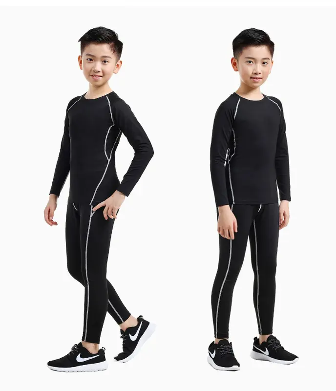 BÃ quan áo body giǔ nhiêt cho bé ACIZS SPORT giän 4 chièu hang cao cäp cho bé trai di hocdi choi the thao dá bóng 1