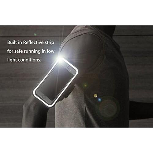 MMOBIEL Arm Phone Holder For Running Compatible with iPhone 15/14/13 Mini/12 Mini/11 /SE 2020/8 / 7/6 and Other Models up to 6.3 inch - Stretchable Running Phone Holder Armband. - Black 6