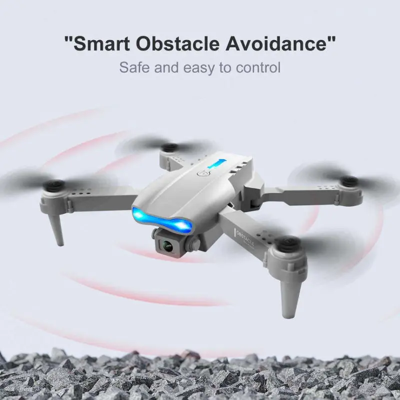 DRONE E99 K3 PRO 4K HD DUAL KAMERA MURAH - double camera Remote 2