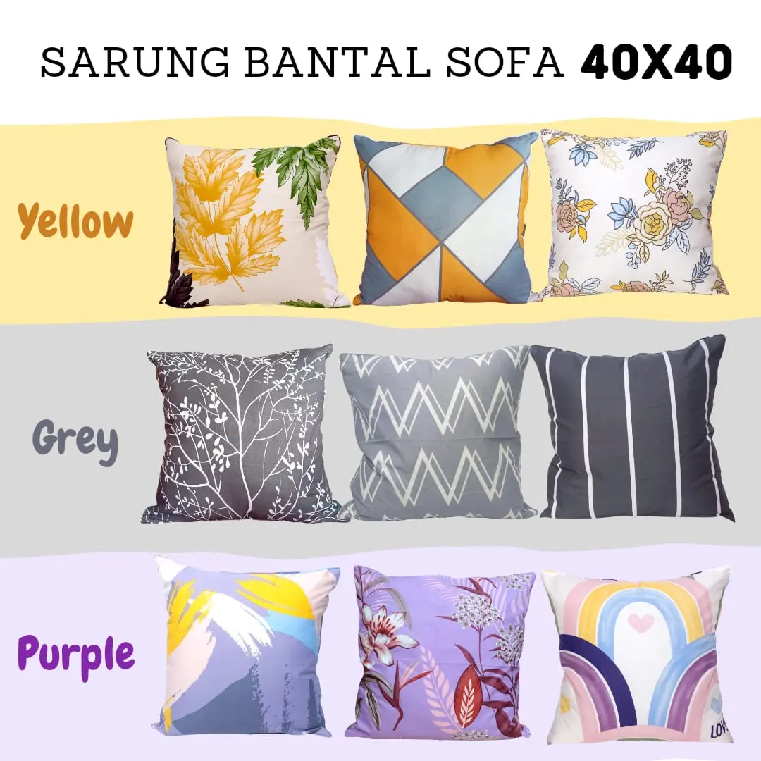 [40x40] Sarung Bantal Sofa Katalog 3