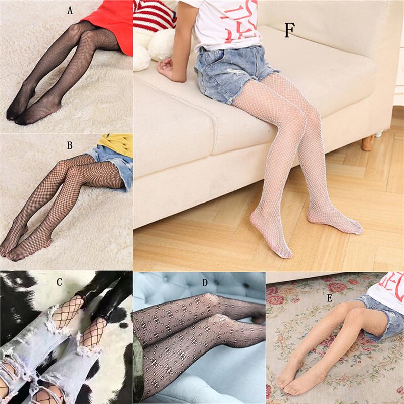 Product Introduction of Girl Lace Fishnet Stockings Black Pantyhose Mesh Tights Jeans Net Grid Stockings 6