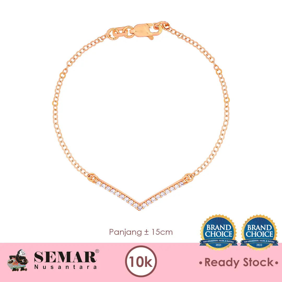 Gelang Emas Veeline Bracelet Gold 10K Semar Nusantara