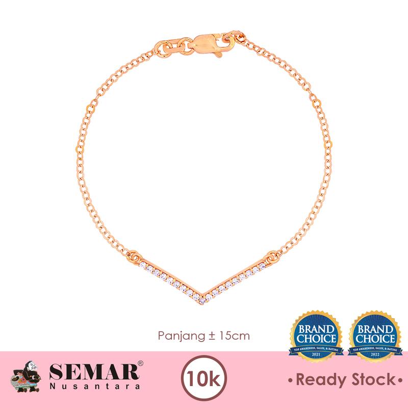 Gelang Emas Veeline Bracelet Gold 10K Semar Nusantara 0