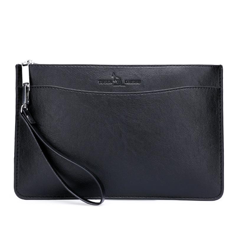 Product Introduction of Men's Plaid Pattern Handbag Large Capacity Envelope Bag Clutch Bag Multi-Card Slot Men's Handbag Small Clutch Bag 4