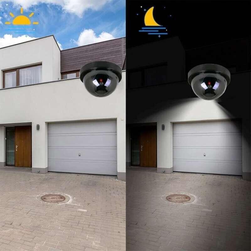 Product Introduction of Fake Plastic Dome CCTV Security With Flashing Led Surveillances Camera Indoor Outdoor 16