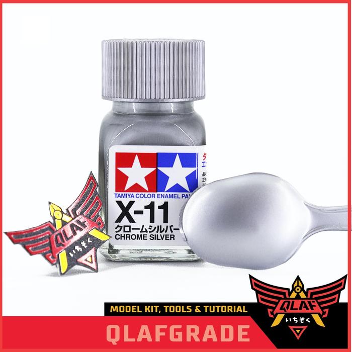 Gambar Tamiya Enamel X11 X 11 Chrome Silver cat Gundam model Kit paint - Chrome Silver dari Wahkhilaf Kota Surabaya 2 Tokopedia