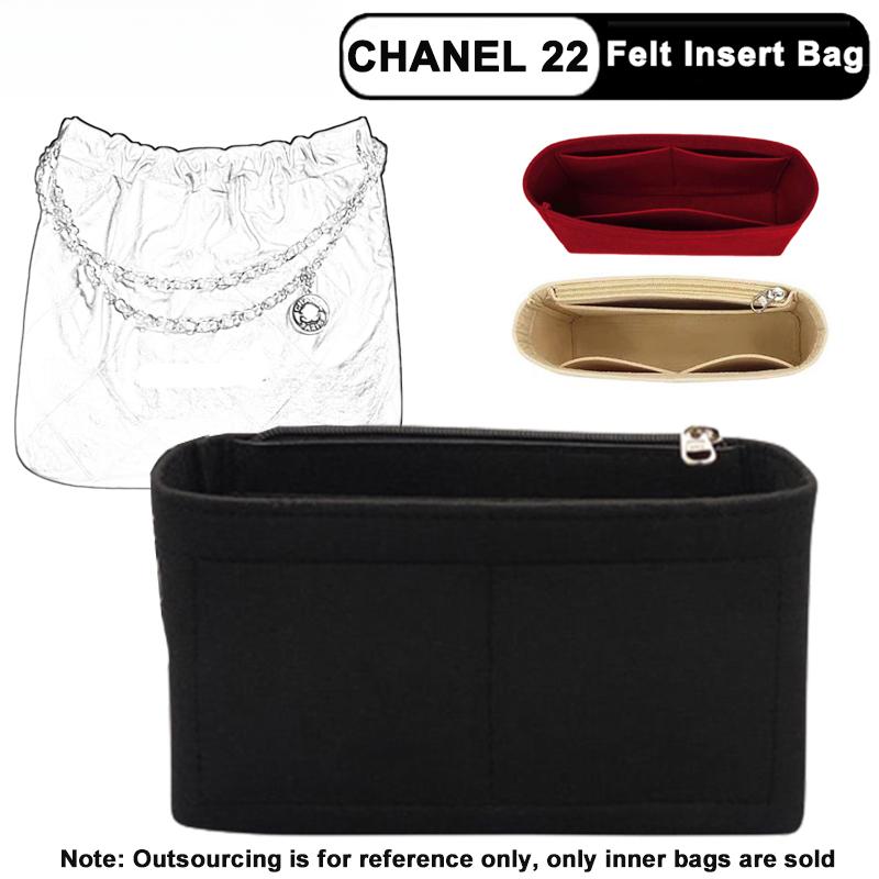 Felt Bag Insert For Chanel 22 Bag Organizer Women's Tote Bag - TikTok ...