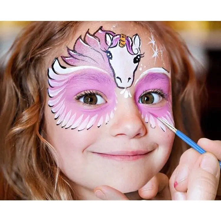 Bộ màu vẽ body painting Pikay Halloween 12 màu dạng sáp màu nước hóa trang 1
