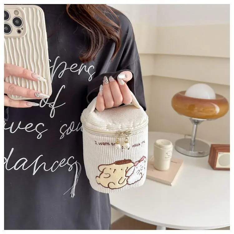 (NEW) TAS KOSMETIK LUCU/TAS EMBER/TAS SERBA GUNA/TAS PENYIMPANAN KARAKTER KUROMI,CINAMOROLL,MELODY 6