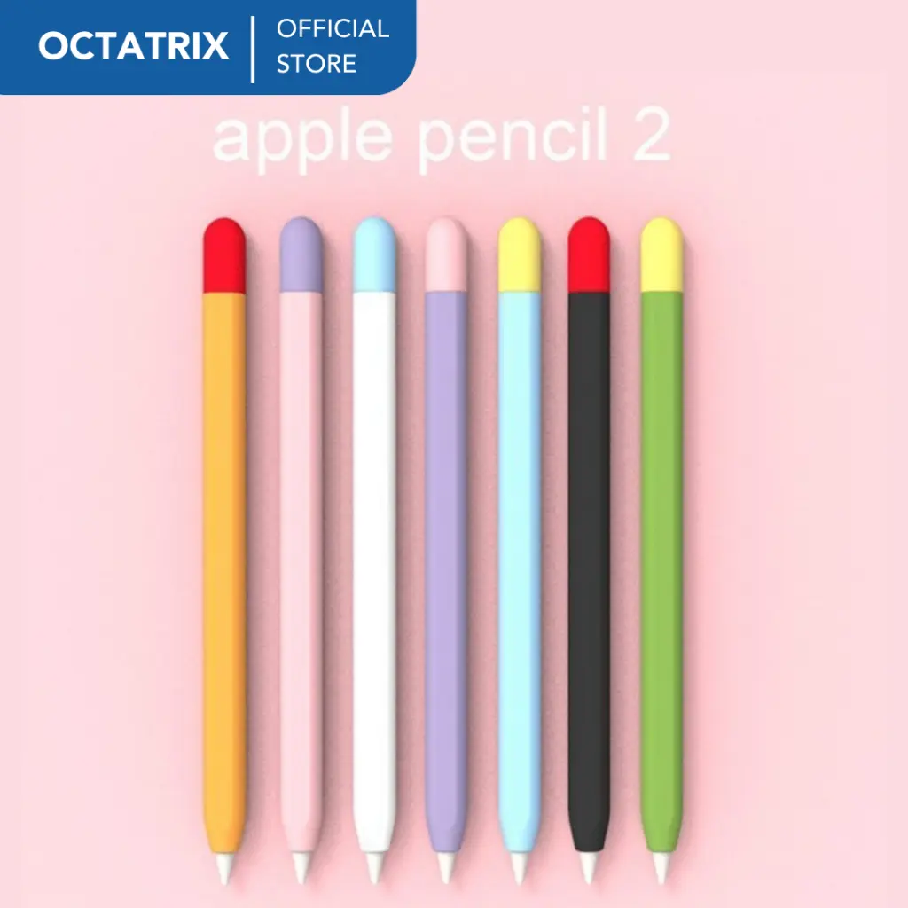 Soft Silicone Pencil Case For Apple Pen Gen 2 Stylus Cover Protector