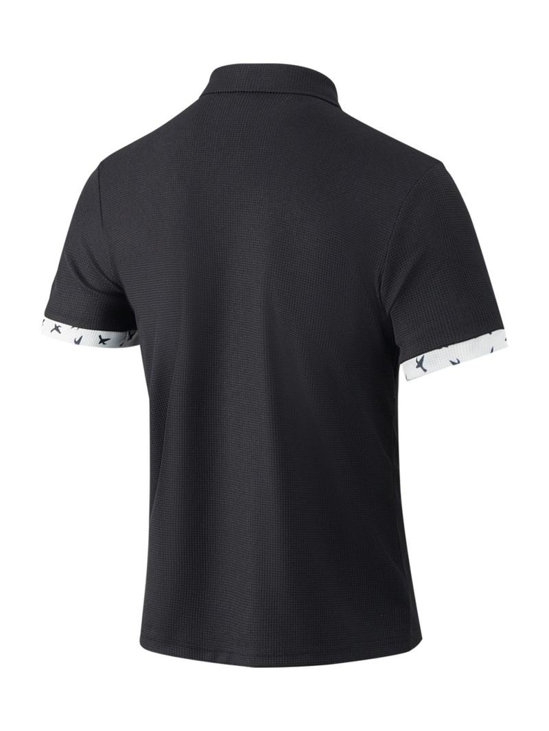 Product Introduction of Men's Contrast Binding Short Sleeve Shirt, Regular Fit Casual Button Collared Top for Summer, Fashion Men's Clothes for Daily Wear 9