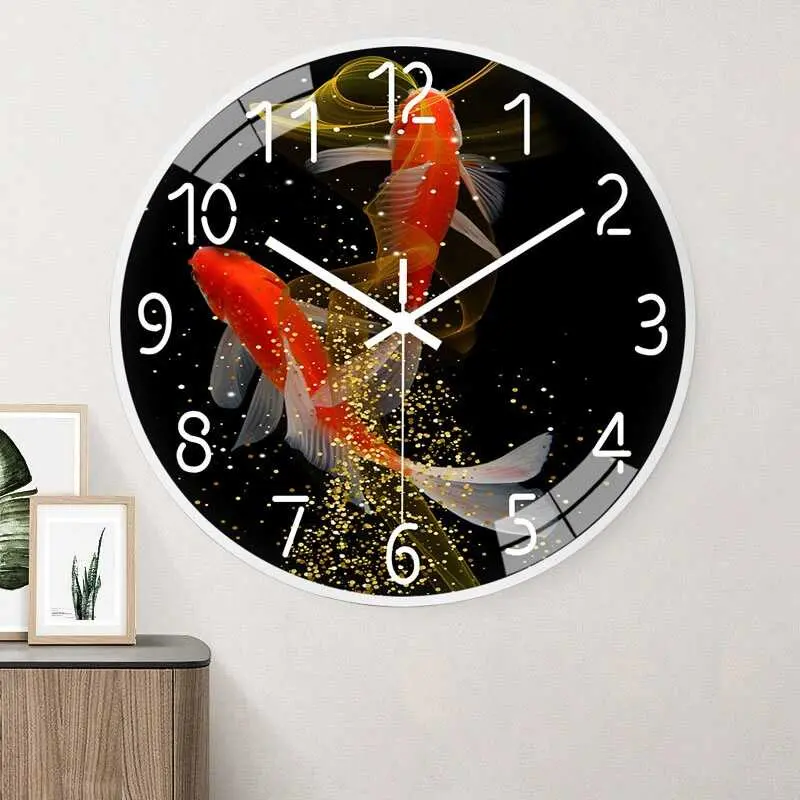 Multiple Sizes Fashion Wall Clock Creative Brand Silent Timepiece For Children Sitting Living Room Bedroom Kitchen Home Decor