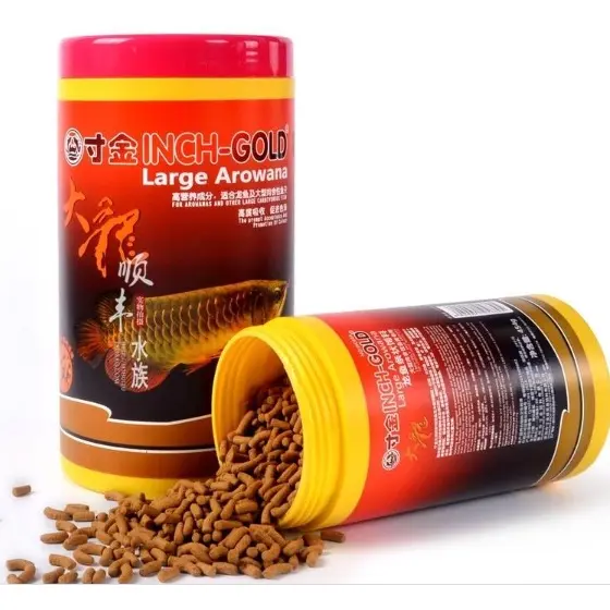 Thức ăn cao cấp cho các loại cá rồng Inch Gold 454gr