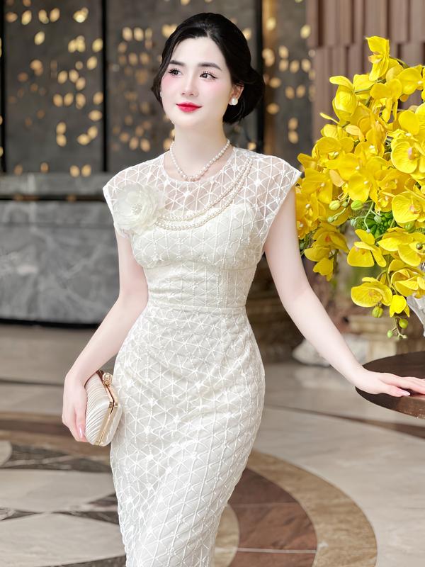 [MIỄN SHIP] MDU4330 Váy Ren Cao Cấp - Thiết Kế Kiêu Sa Trên Từng Đường Nét Dành Cho Nữ Women Dress Màu Trắng 4