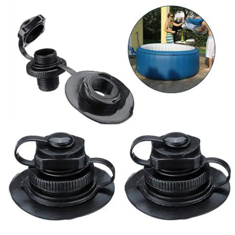 TPU Nozzle Octagonal Valve Inflatable Boat 2-in-1 Valve with Base PVC