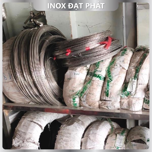 [Hàng mẫu] Dây Inox 304 -phi 1.2 mm. 1.5 mm, 1.8 mm, 2.0 mm, 2.4mm, 3.0 mm 3