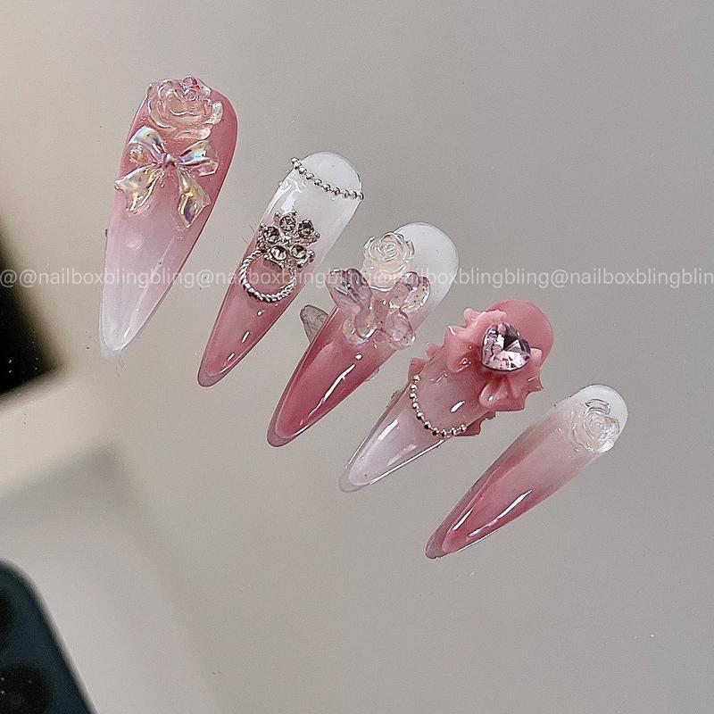 Mã 37 Sơn móng tay gel thạch hồng đính đá Mã 37 - Không chứa cồn, không mùi, độ bóng cao và chống nước giả nail box nailbox vietnam