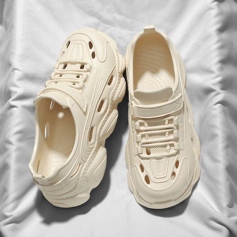 Product Introduction of Soft-soled hole shoes women's new summer-like EVA light non-slip heel slippers sandals beach high-value 13