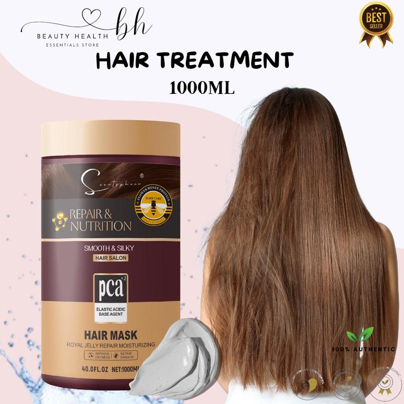 Product Introduction of 【Clean up the warehouse】ORIGINAL Scentsphere Hair mask treatment FDA Repair And Maintenance Hair Mask Hair mash conditioner 1000ml REPAIR & NUTRITION SMOOTH & SILKY HAIR SALON ROYAL JELLY REPAIR MOISTURIZING Haircare Moisture 19