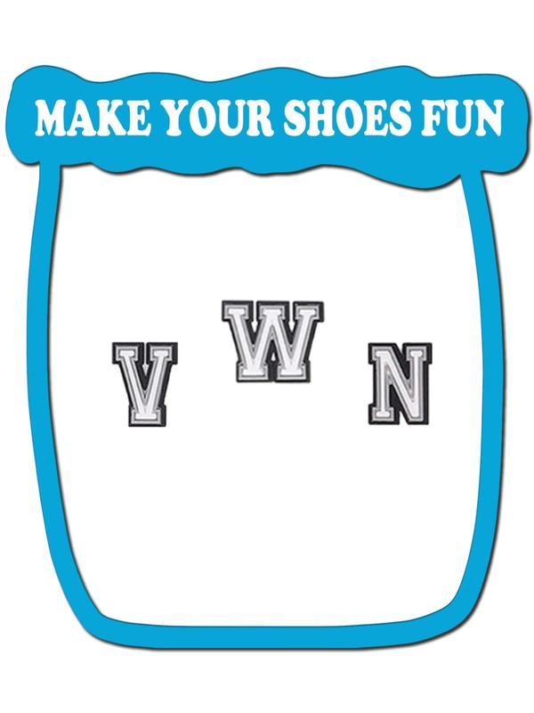 Alphabet Letter & Heart Series Shoe Charms, 28pcs Cute DIY Shoe Decoration for Clogs, Fashionable Shoes Decorations for Women & Men 3