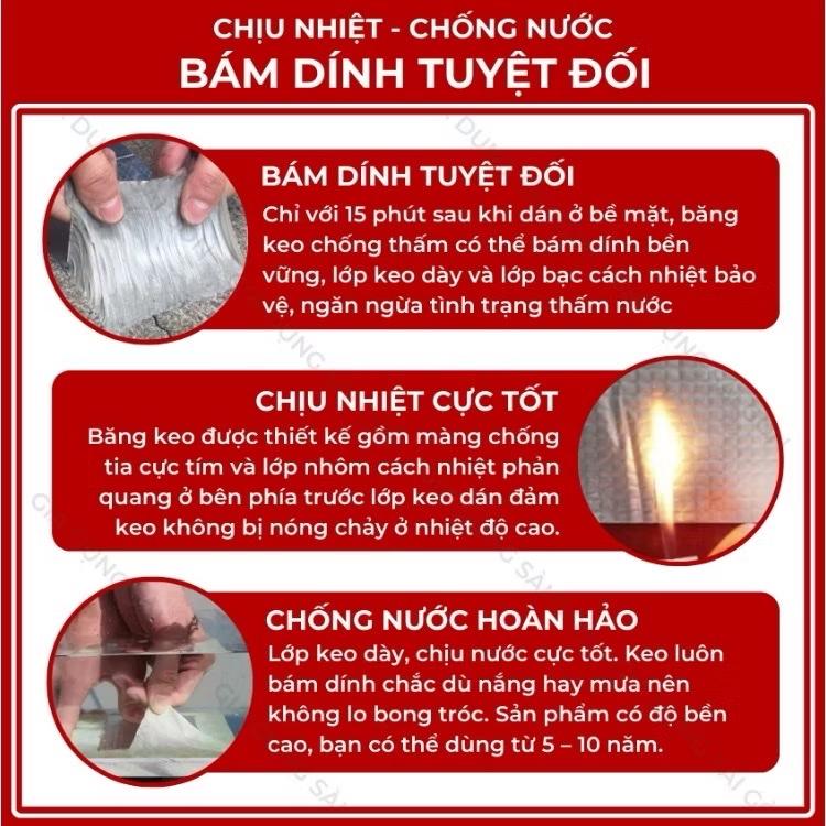 Product Introduction of Băng keo chống thấm x2000 băng keo siêu dính Nhật Bản chống thấm dột, dán tường, dán mái tôn, dán ống nước TR TARAA 6