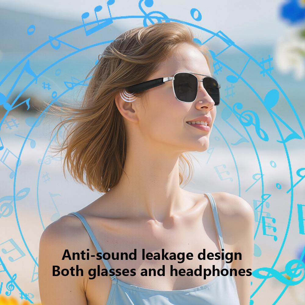 AI Smart Translation Glasses With Bluetooth Call Music Support Multiple Languages For Business Trips Travel Sunscreen Men Women - Image 3