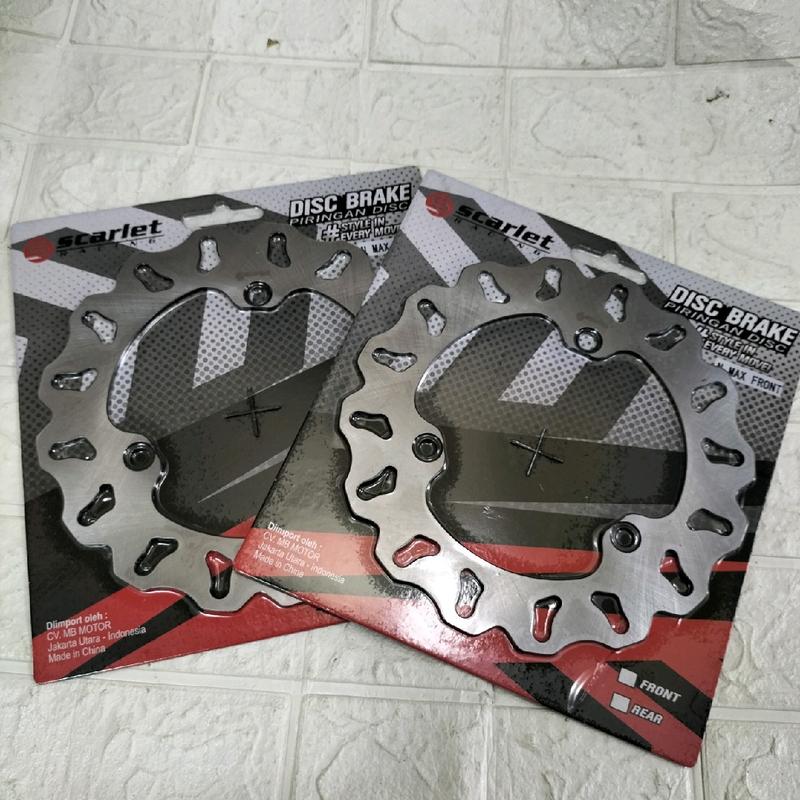 N MAX AEROX OLD NEW PIRINGAN REM CAKRAM DISC BRAKE DPN BLKG ORIGINAL SCARLET N MAX OLD NEW AEROX LEXI UKURAN STANDAR VARIASI Motorcycle 7
