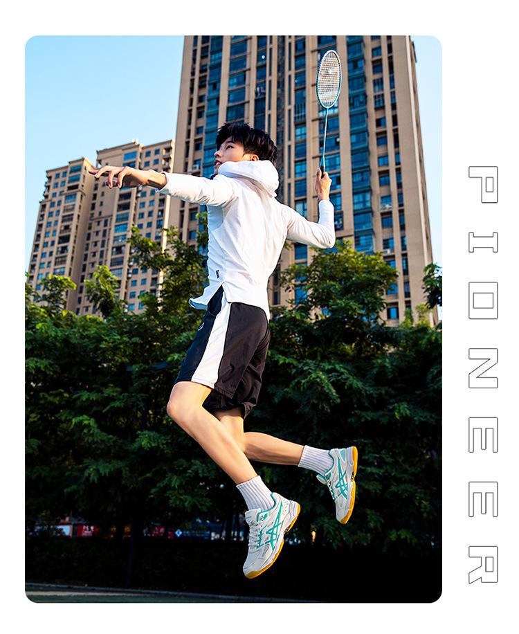 Product Introduction of In Stock Professional Badminton Shoes Tennis Shoes Volleyball Shoes Table Tennis Ball Shoes Badminton Shoes Men's and Women's Non-Slip Wear-Resistant Breathable Summer Air Sports Sneakers Shoes for Professional Children and Students 15