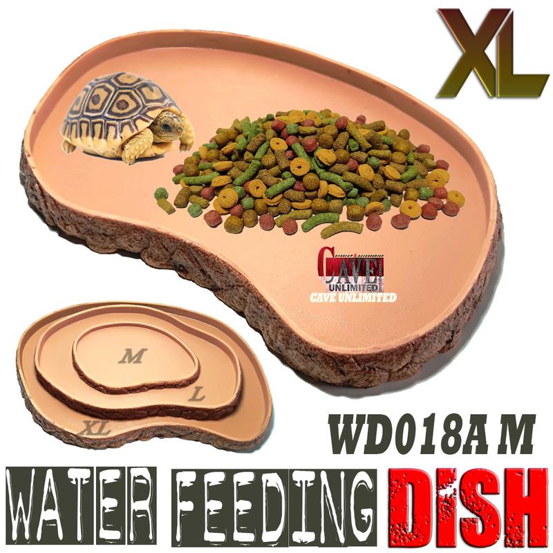 WD018C FEEDING DISH FEEDINGDISH FEEDER FOODDISH TEMPAT MAKAN WADAH MAKANAN PAKAN PELET HEWAN REPTILE TORTOISE TORTO KURA KURA SULCATA YNIPHORA RADIATA PARDALIS ALDABRA CHERRY HEAD REDFOOT IGUANA KADAL LIZARD PERLENGKAPAN HEWAN REPTILE 5