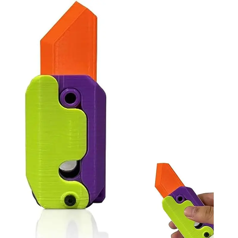 Pisau Mainan Fidget Baru 2023, Pisau Turnip, Mainan Pisau Fidget Cetak 3D, Mainan Dewasa, Mainan Fidget EDC Plastik, Mainan Pereda Stres Kecemasan, Mainan Wortel Fidget Lucu 7