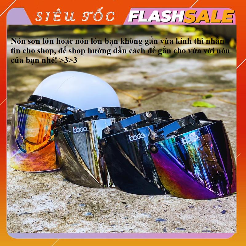 Kính Bogo Gắn Nón Bảo Hiểm Các Loại Nón Bảo Hiểm 3 4 Và 1 2