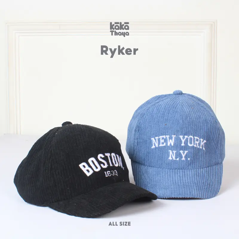 KAKATHAYA Ryker Topi Anak Laki Laki Topi Corduroy Anak 1-8 Tahun 1