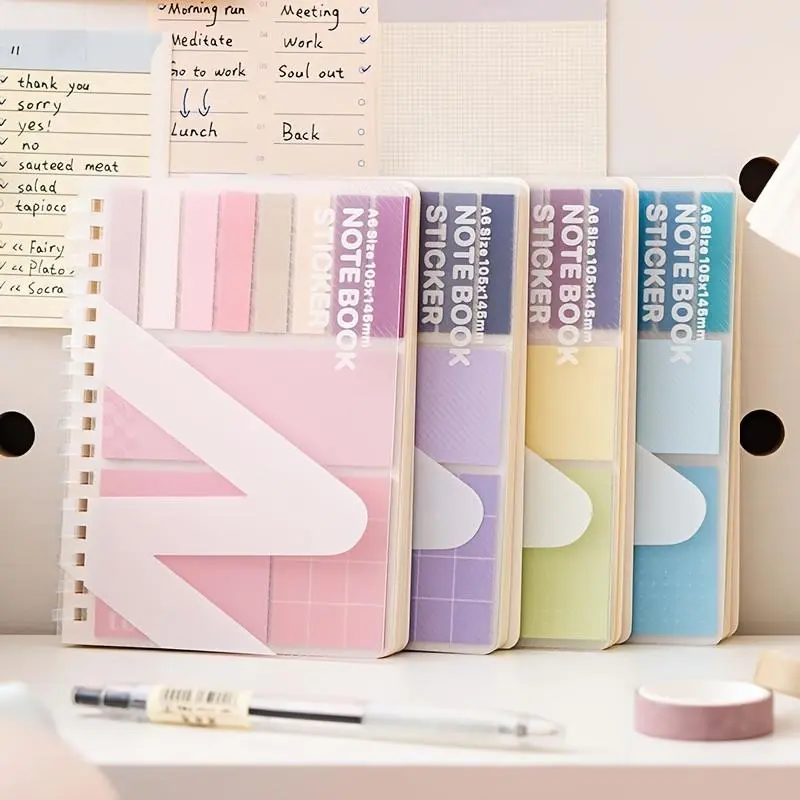 Notebook Sticker, 1/20pcs  Notebook Sticker, Office Stationery & Supplies, Convenience Notes for  School Office Supplies