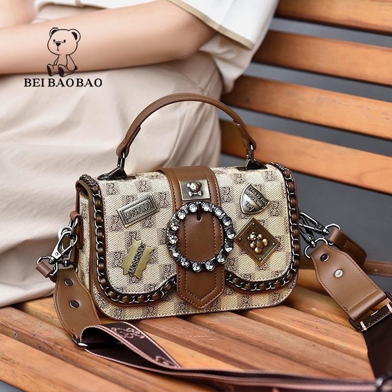 Túi Khuy Tròn Đá Siêu Xịn Sò Size 21 đẹp đẳng cấp Nữ 0