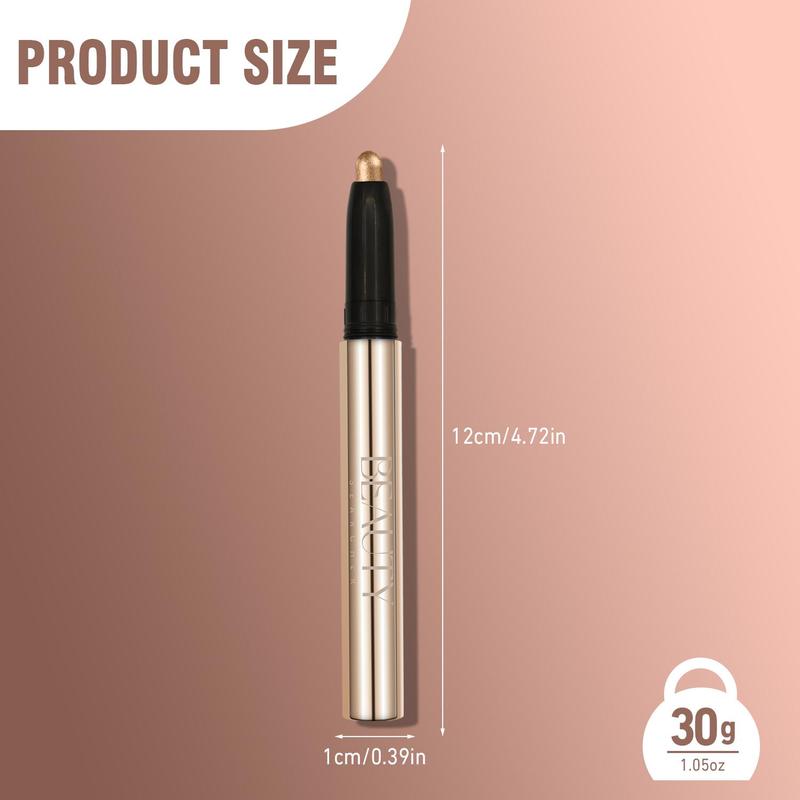 Long Lasting Eyeshadow Stick, Waterproof Eyeshadow Pen, High Pigmented Eye Shadow Stick, Easy Coloring Eye Shadow Pen, Colorful Eye Makeup Product, Summer Makeup 1
