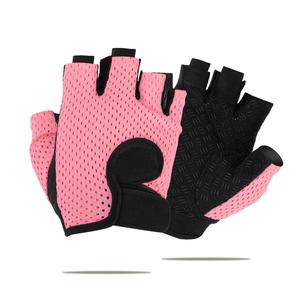 1 Par de Guantes Deportivos de Medio Dedo, Guantes Transpirables Antideslizantes para Hombres y Mujeres, Equipo Protector para Deportes, Guantes de Fitness para Gimnasio