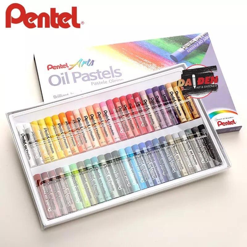   DA ĐEN  Màu Sáp Dầu Pentel Cao Cấp 12|16|25|36|50 Màu 