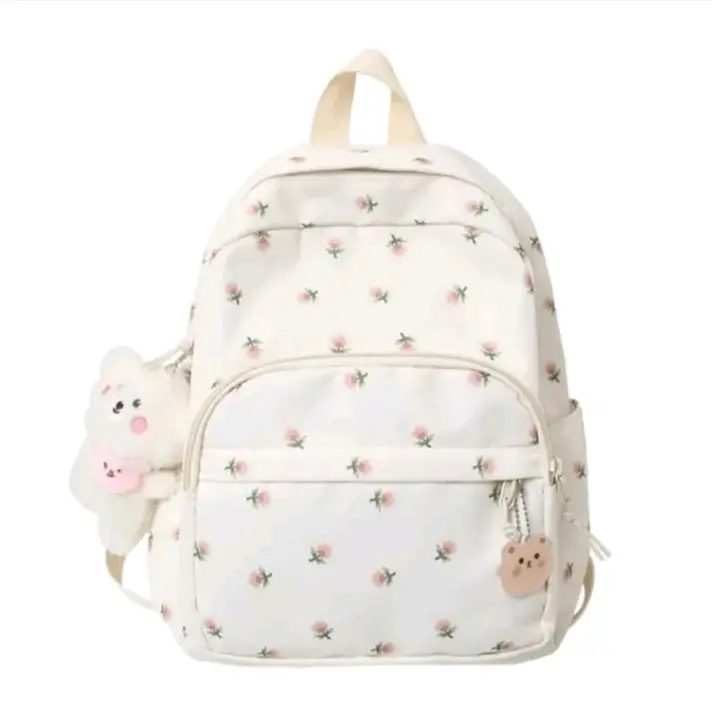 NURA'Store BS- Tas wanita kekinian terbaru tas ransel anak perempuan tas sekolah terbaru Backpack Bunga Smp
