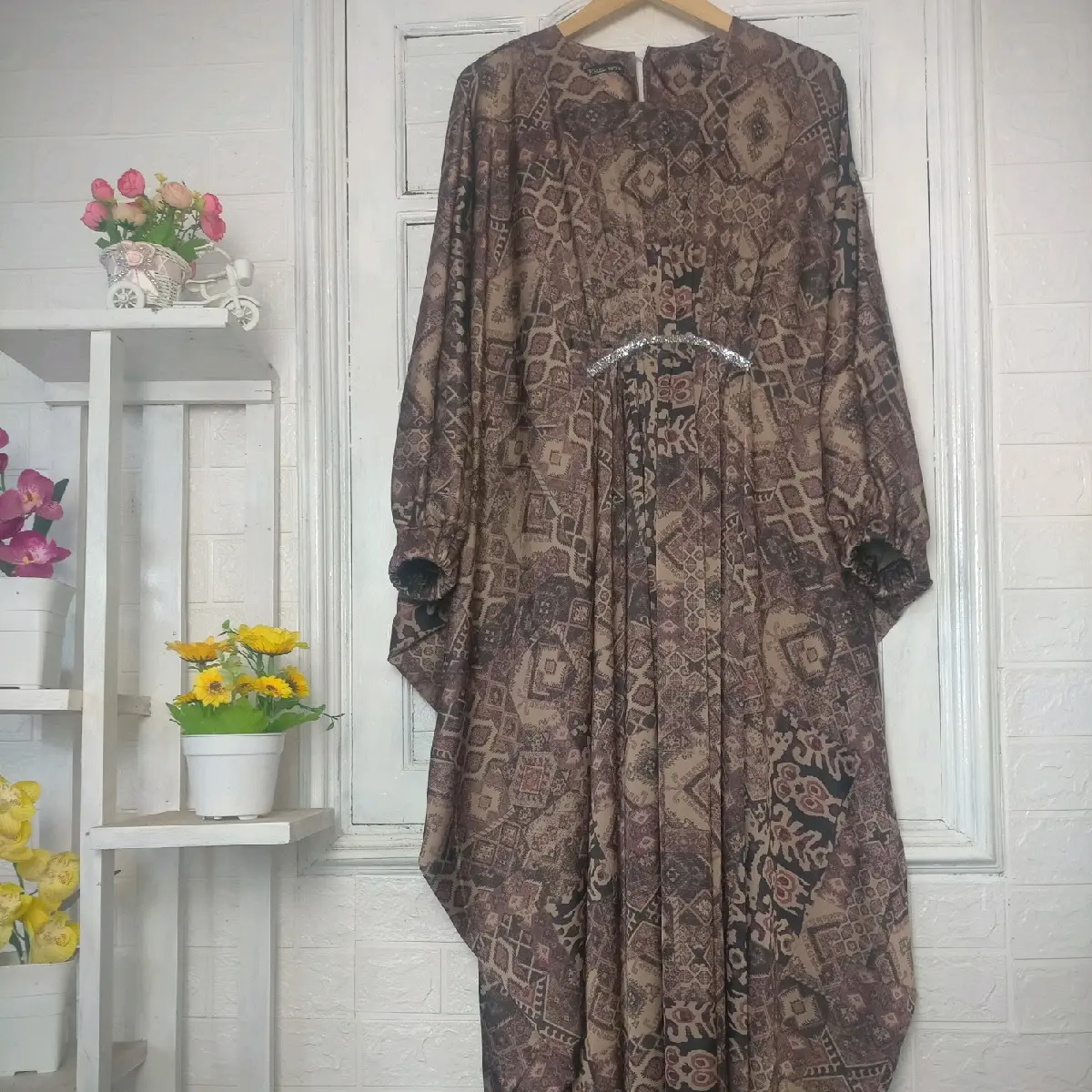 KAFTAN SULTAN TERBARU MOTIF BUNGA