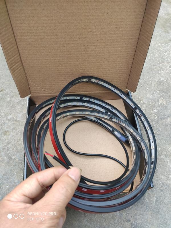 Giá 1 dây Dây Led nóc xe tải phiên bản Rút Gọn dây nguồn chỉ có 2 dây lắp đặt đơn giản chạy điện 12v và 24v