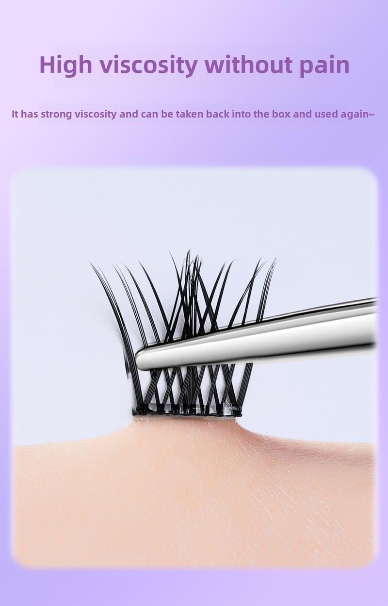 Product Introduction of Flat Glue-Free False Eyelashes Formaldehyde-Free 10 Rows SUNFLOWER Lower Eyelashes Fox False Eyelashes Female Natural Self-Adhesive 6