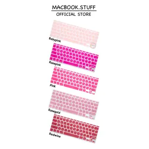 Keyboard COVER PROTECTOR compatible for Mac Pinkish NEW AIR PRO M1 MAX 11 12 13 14 15 16 INCH NON / CD ROOM / TOUCHBAR 2020 2021