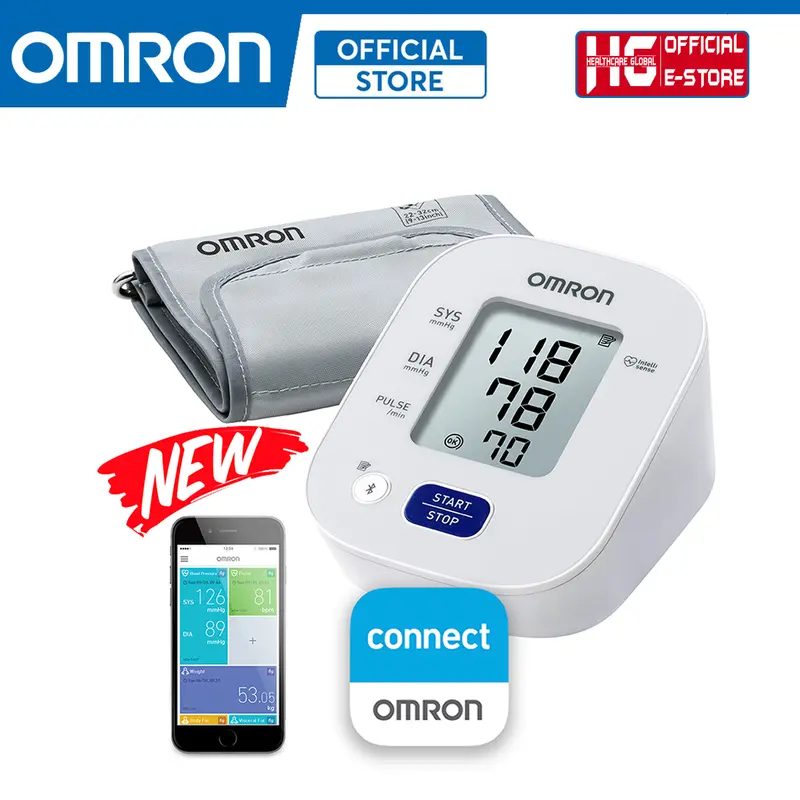 Máy Đo Huyết Áp Bắp Tay OMRON HEM-7143T1 | Kết Nối Bluetooth, Lưu Trữ 30 Dữ Liệu Đo Trong Bộ Nhớ - Bảo Hành Máy 5 Năm Chính Hãng 1