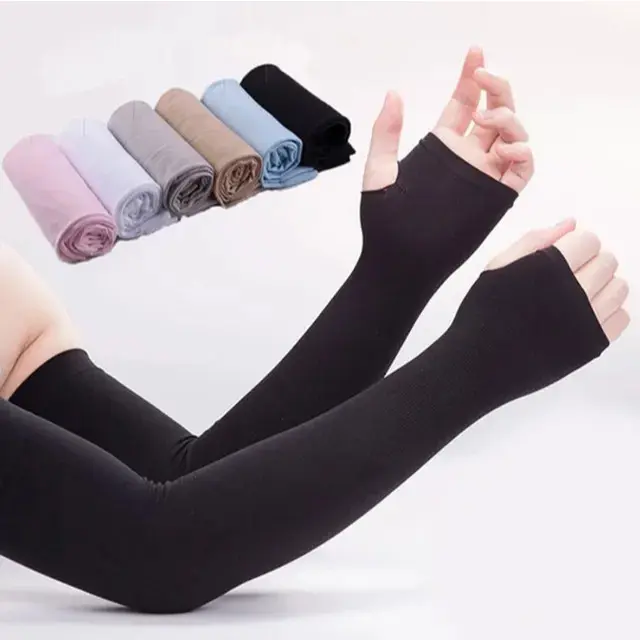 Coziec, Manset Tangan, Handsock, Sarung Lengan Muslimah Lubang Jempol Panjang Polos, Murah