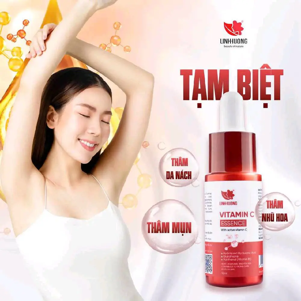 ESSENCE Vitamin c truyền trắng huyết thanh LINH HƯƠNG (giúp mờ thâm, sáng da)