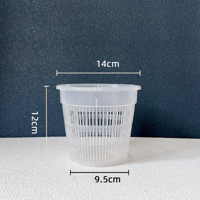 11/14cm Mesh Pot Root Control Transparent Flowerpot For Orchid Flower Breathable Growth Container Garden Plastic Flower Pot 8