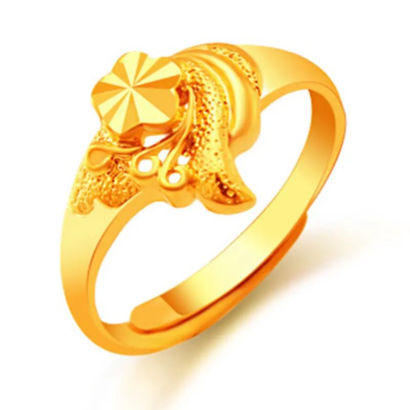 Nhẫn Nữ, Thiết Kế Tình Yêu Cổ Điển, Đơn Giản Và Phong Cách, Tay Nghề Tinh Tế, Có Thể Điều Chỉnh Kích Cỡ Titan 2