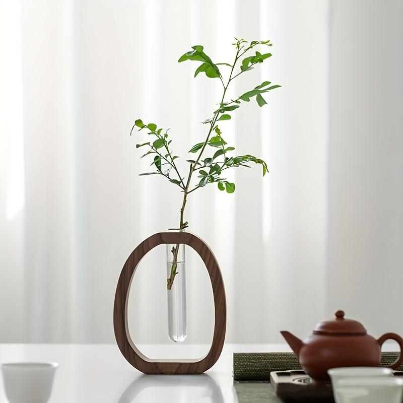 Product Introduction of Bình Hoa Mini, Màu Óc Chó, Hộp Đựng Nước Thủy Tinh Độc Đáo, Để Cắm Hoa Sáng Tạo, Trang Trí Nhà Cửa Mùa Xuân Và Mùa Hè, Thêm Sự Quyến Rũ Mộc Mạc Cho Không Gian Của Bạn, Hoàn Hảo Cho Các Lễ Kỷ Niệm Ngày Thánh Patrick Và Phục Sinh, 1 Cái Decor 2