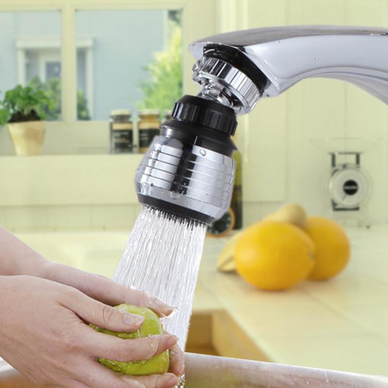 Đầu Vòi Tăng Áp Lực Nước Xoay 360 Độ Tiết Kiệm Nước | Đầu Vòi Tăng Áp Lọc Nước Chất Liệu ABS Và Thép Không Gỉ Bền Đẹp 1